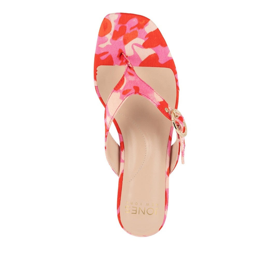 Jones New York Women's Verdree Thong Flat Sandals- Pink- Size 6 - Picture 4 of 9